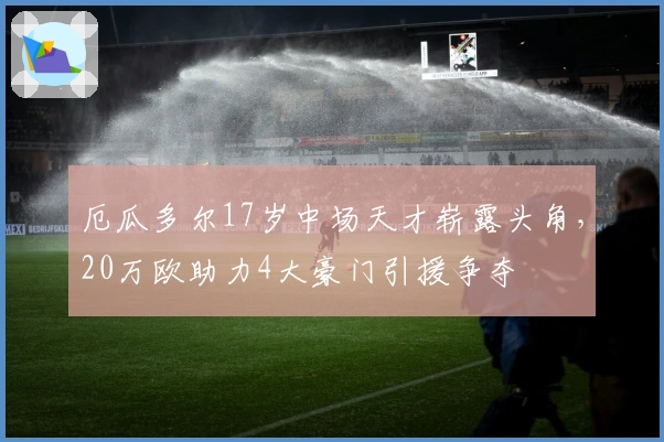 厄瓜多尔17岁中场天才崭露头角，20万欧助力4大豪门引援争夺